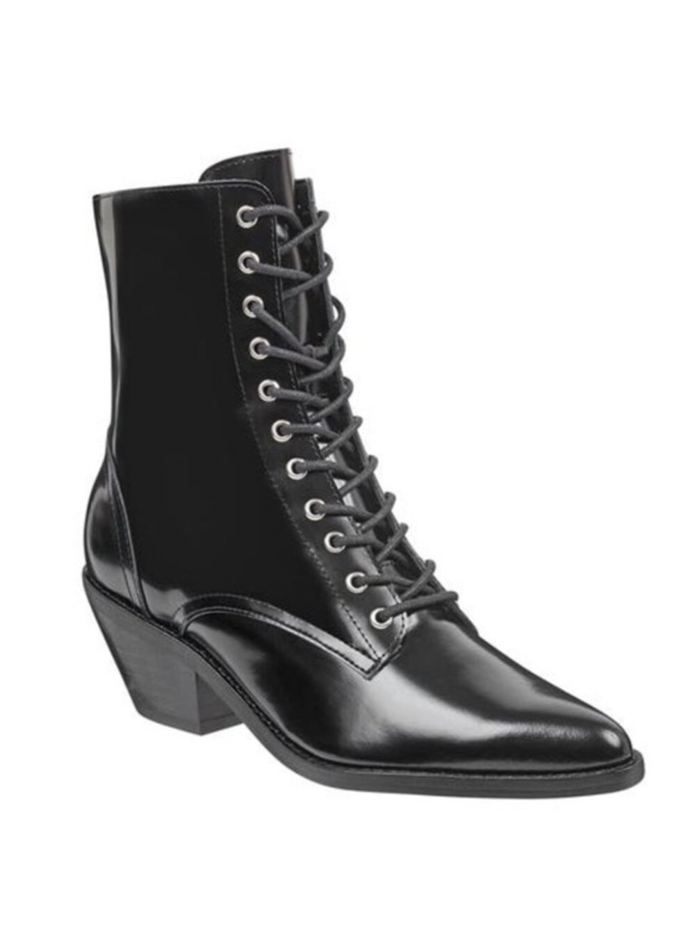 MARC FISHER Bowie Patent Leather Bootie